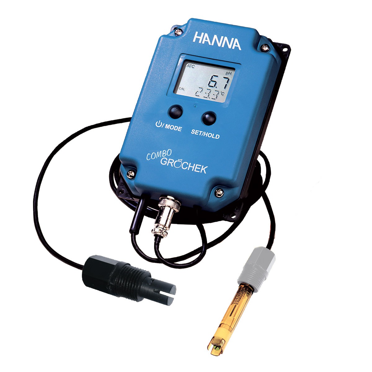 哈納沃德微電腦高量程pH-EC-TDS-℃連續測定儀HI991405